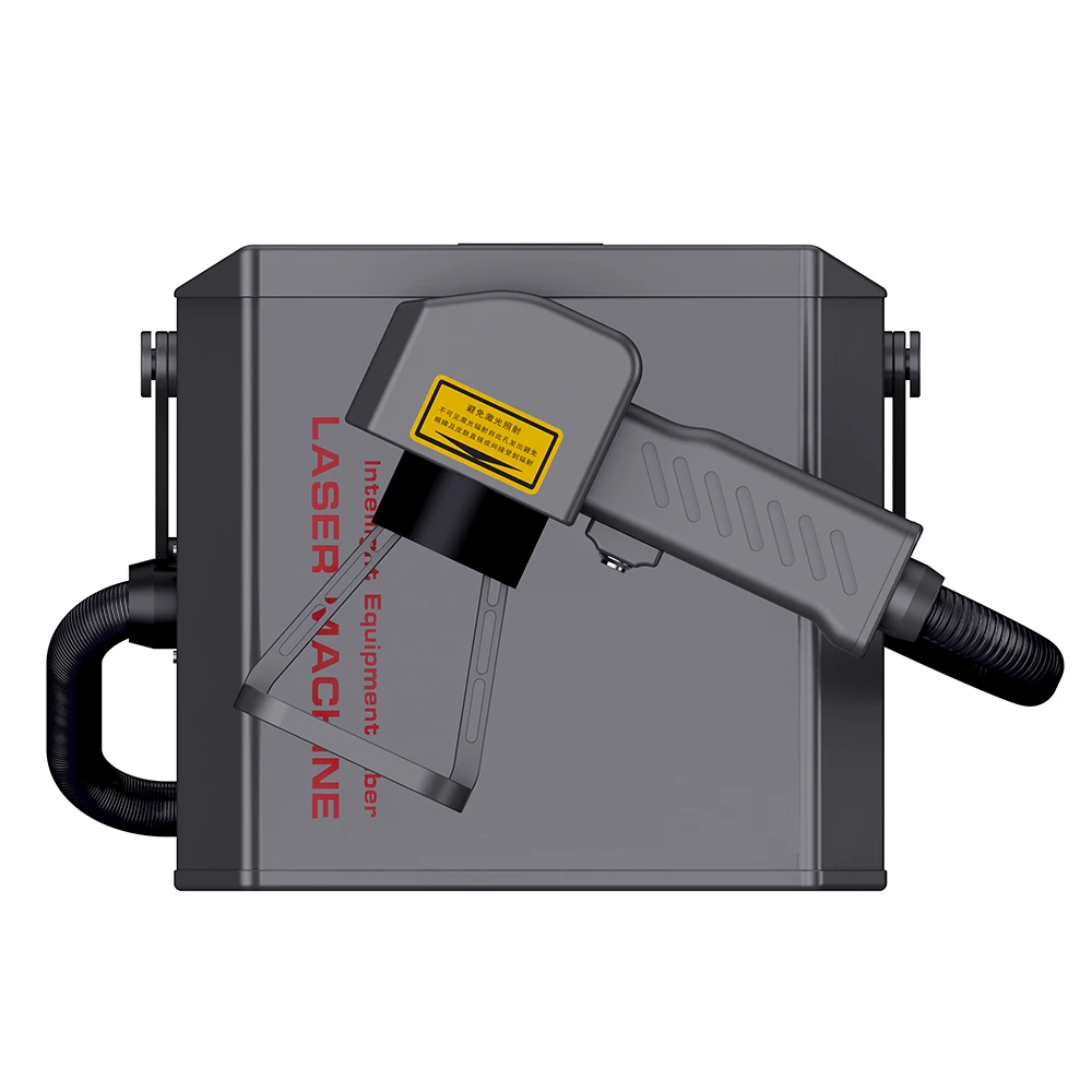 Portable 20W/30W/50W Fiber Laser Engraver Marking Machine Easy Operate Advertising Industries Supports AI 3D Fiber Laser Printer