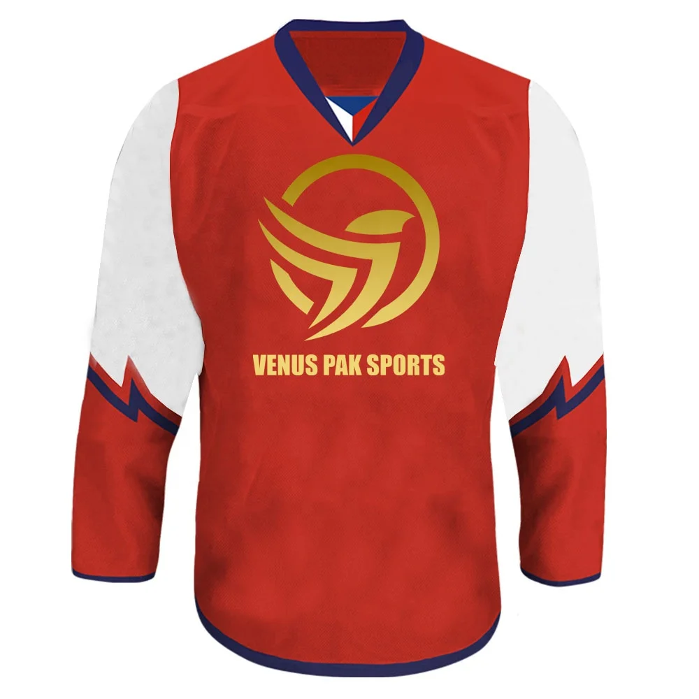 Sports wear Ice Hockey jersey V-Neck Ice Hockey Jersey Design Your Own Ice Hockey Jersey