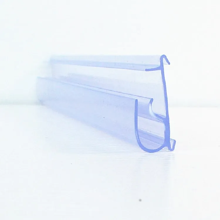 clear pvc price tag label holder extrusion profile for supermarket shelf goods