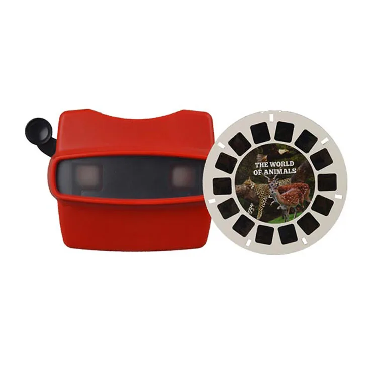 Science Education Toys Discovery Photo Slide Viewer 3D Kinetoscope View Machine View Master Viewfinders for Kids with Film Reels
