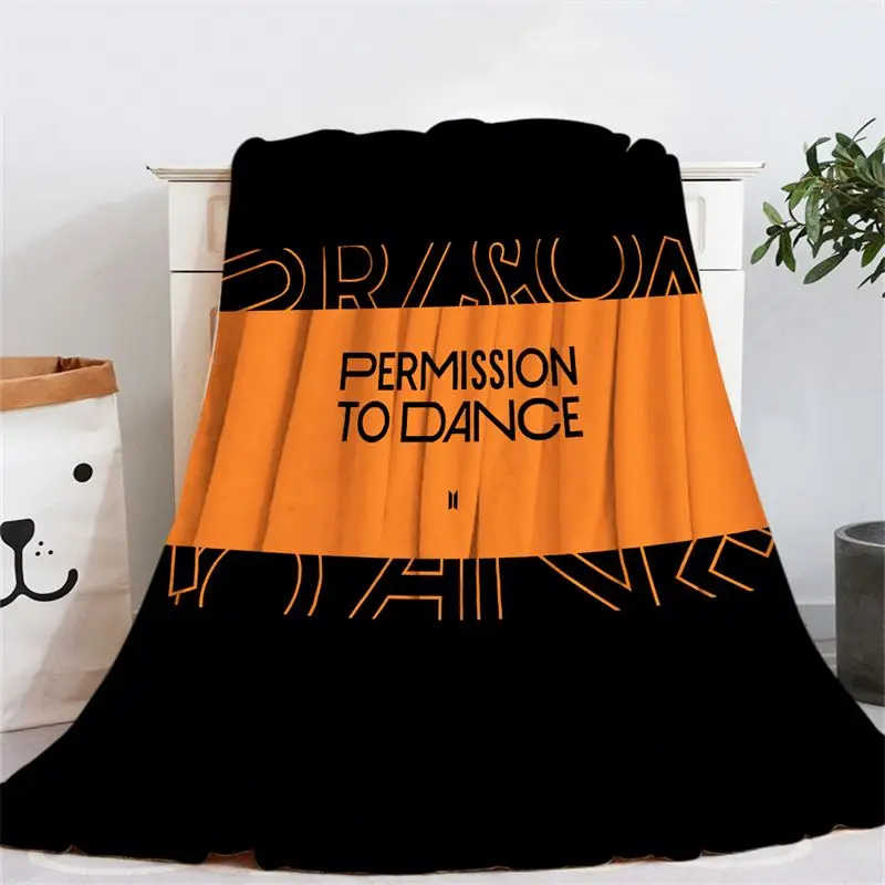 Super soft Kpop Handsome flannel fleece sofa blanket throw OEM Flannel TV Living Bed Throw Blanket Christmas Gift