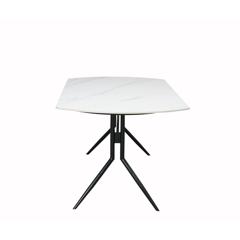 Wholesale design home restaurant furniture white sintered stone dining table for sale