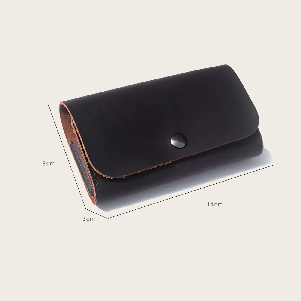 Прочный Портативный Пользовательский логотип роскошный Сумасшедший конский кожаный чехол для солнцезащитных очков стеклянный глаз