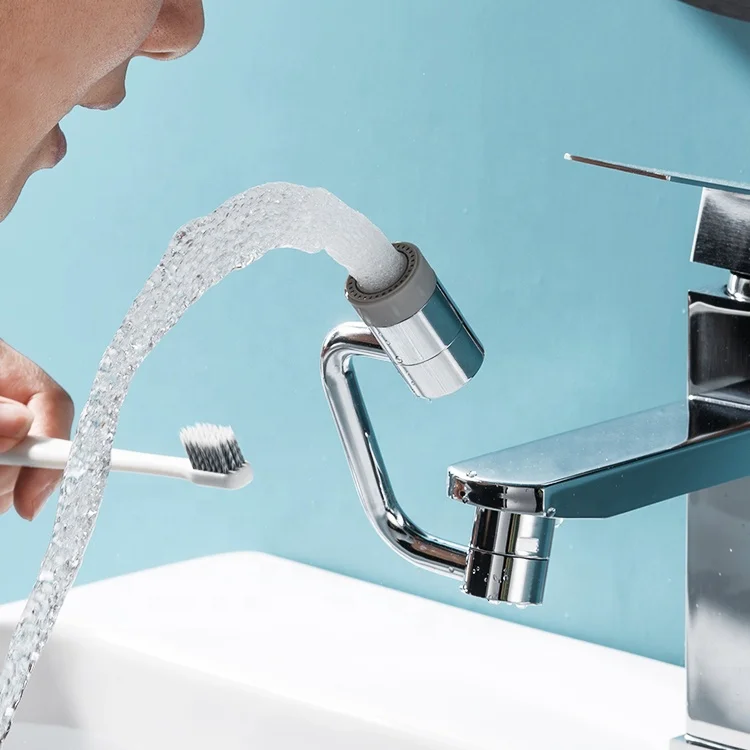 Rotatable Multifunctional Extension Faucet Aerator 1080 Degree Swivel Robotic Arm Water Filter Sink Water Tap Sink Fit Robinet