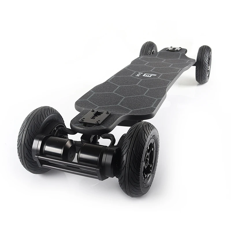 Fast Speed 42km/h Electric Skateboard powerful belt drive Motor 1500w*2 E Skateboard long range electric mountainboard