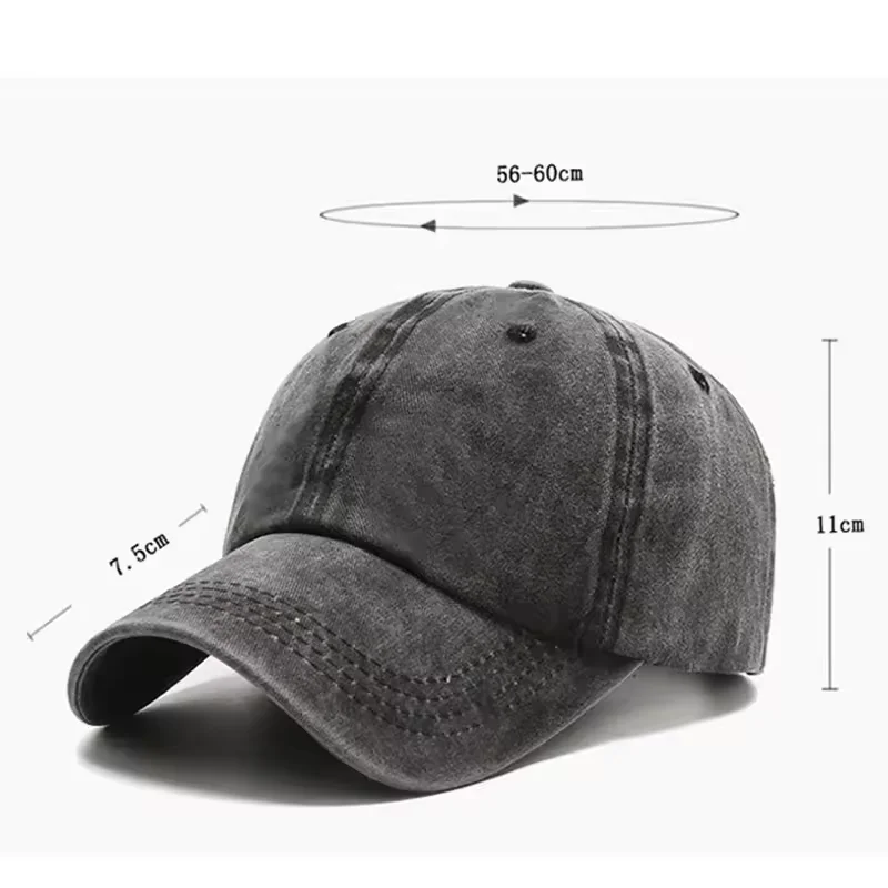 LRT Wholesale Fashion Cotton Dad Trucker Caps Hat Custom Embroidery Logo Washes Denim Sports Baseball Caps Hats For Men