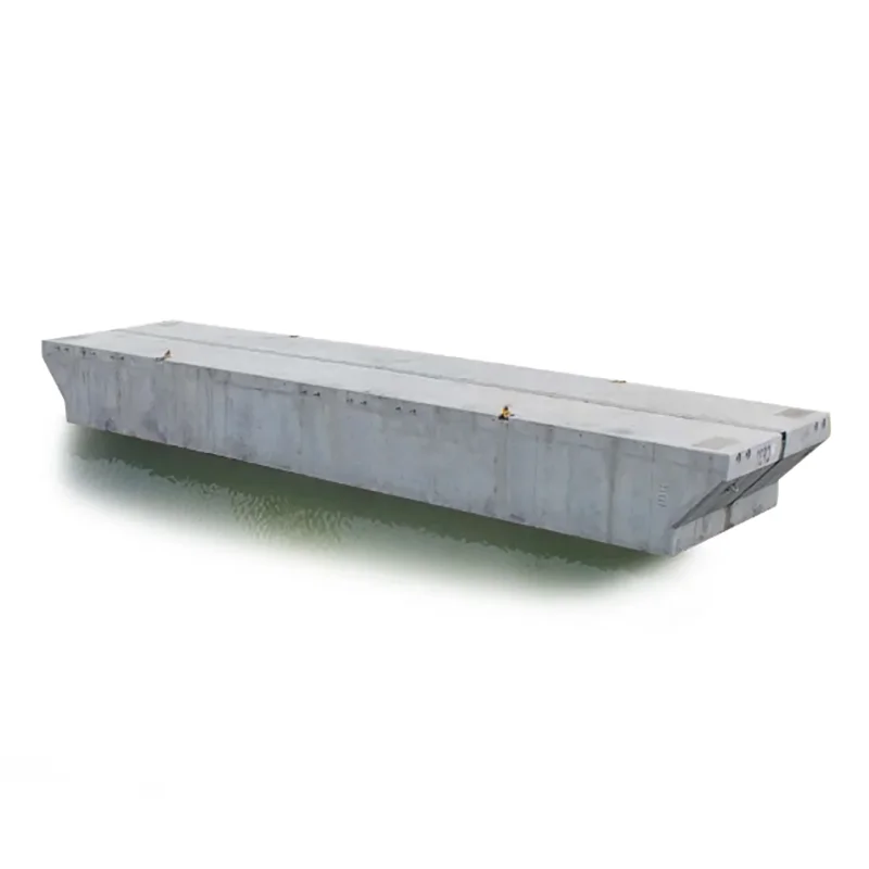 New Arrival Concrete Floating Dock Floating Pontoon Bridge Concrete Float Dock for Marina