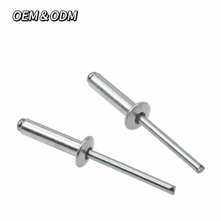 Заклепки с потайной головкой из нержавеющей стали Din 7337 открытой