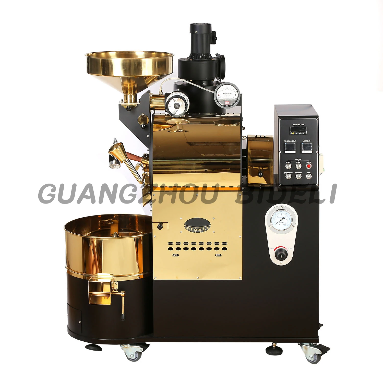 In store Electric Coffee Bean Roaster for 1kg or 3kg made in China with USB logging data