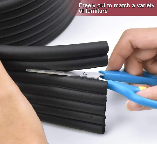 Baby Proofing Edge Guards 15.7 ft Extra Wide Edge Protectors with Adhesive Tapes for Table desk