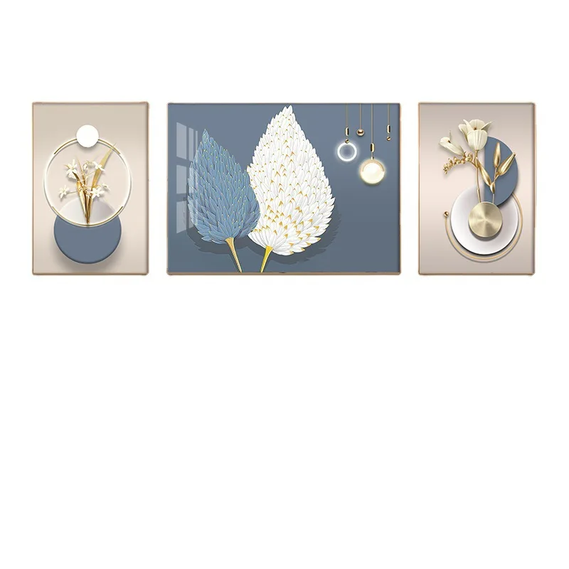 Room bedroom bedside decoration 5d diamond crystal porcelain wall frame picture home decor