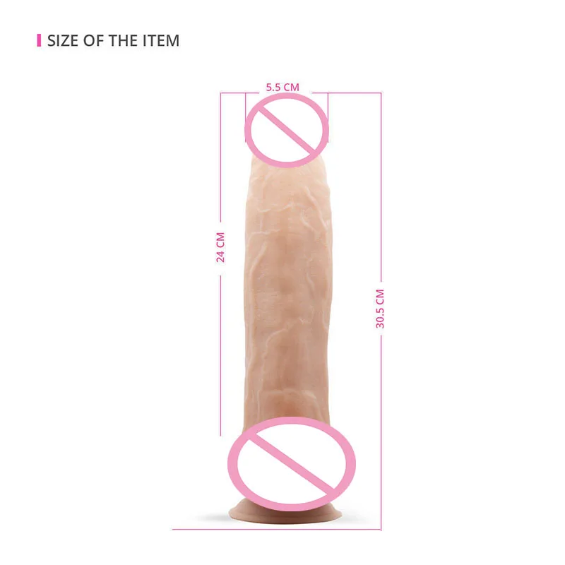 factory price new mould dildo with suction cup, colorful artificial penis real skin feeling dildo, super giant dildo