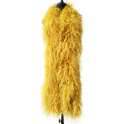High Quality New Long Big 30 Ply Ostrich Feather Boa Fashion Turkey Material Real Feather Scarf