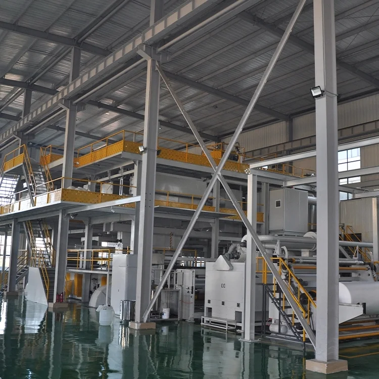 Hot selling pp spunbond fabric wadding making high-speed geotextile production line nonwoven machine
