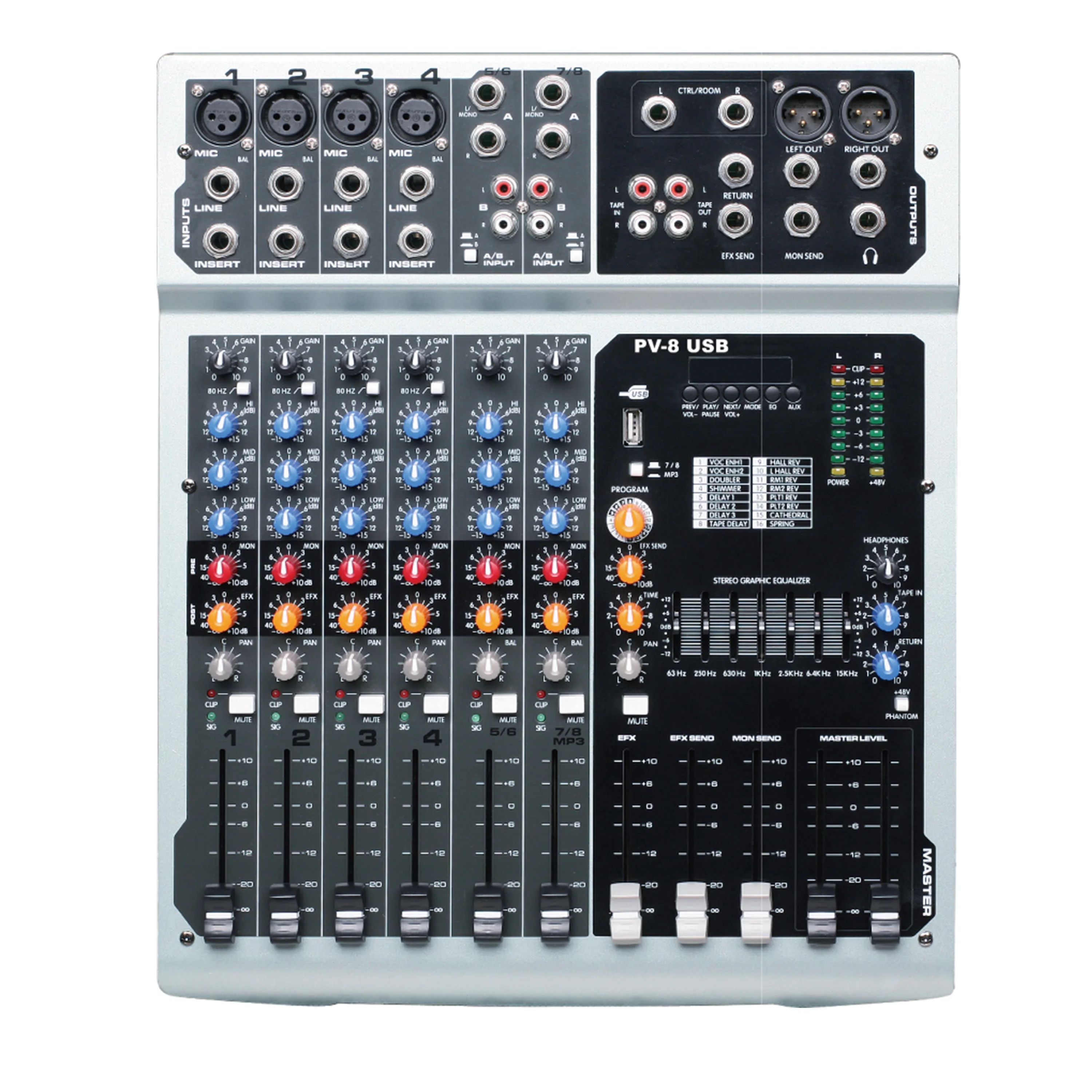 Public address system presonus studiolive digital electric 6 channel audio mixer