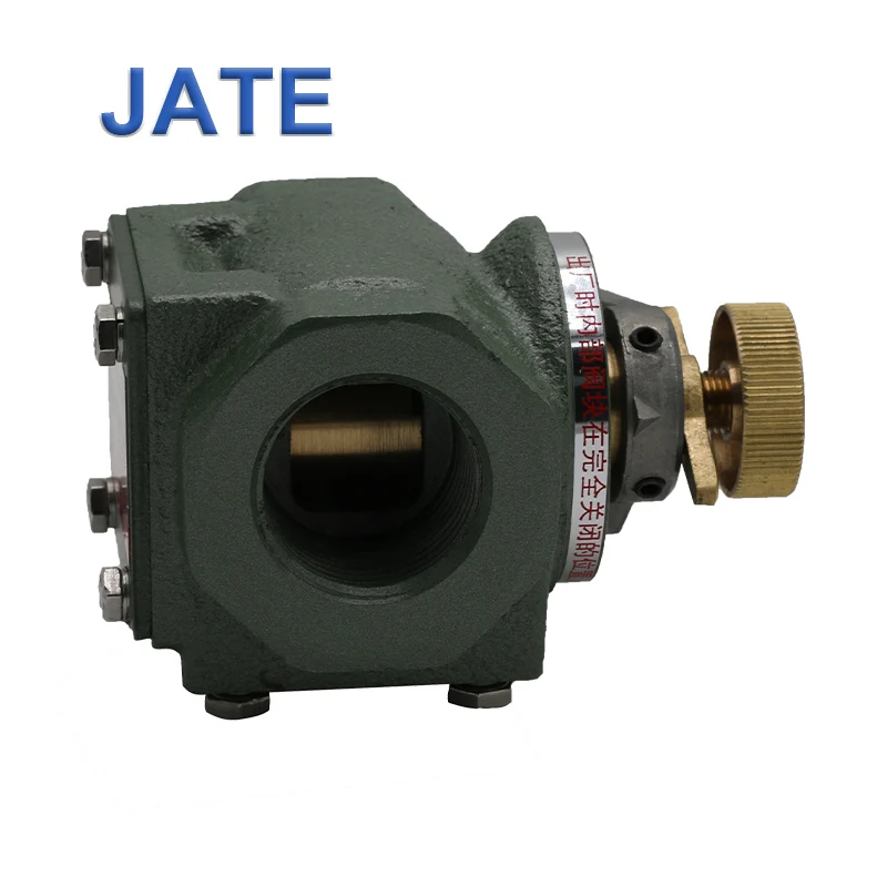 JATE SVP 40  Sanitary  Double Flanged  Manual Butterfly Valve With Pull Handle cast iron
