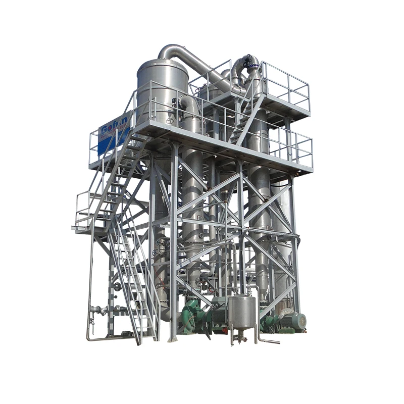 Falling film evaporator tomato forced circulation evaporator paste concentrating machine