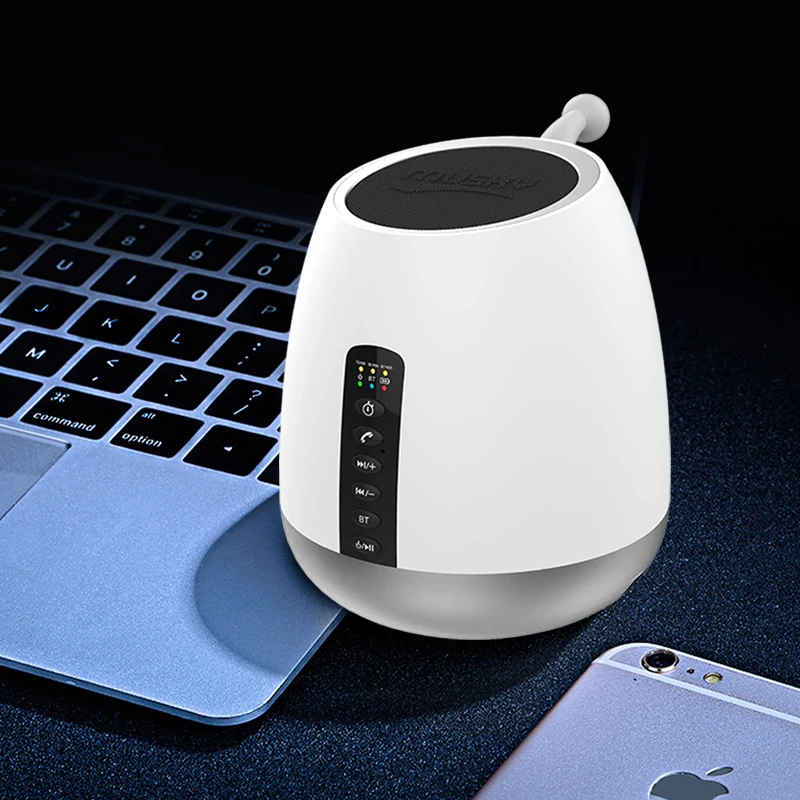  Интеллектуальный бас Hifi Bluetooth динамик светодиодные лампы настольная