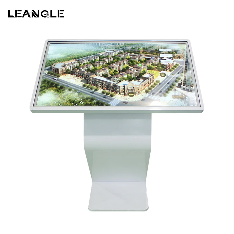 43-65 inch Interactive LCD display monitor Touch Screen K/S/T shaped kiosk information kiosk helpdesk kiosk bank kiosk