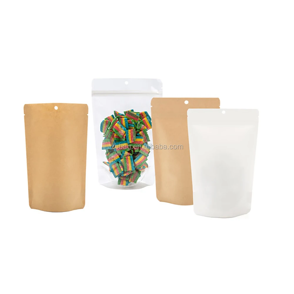 500PCS Plastic Waterproof 100g Resealable Food Pouch Packing Coffee Packaging Bags with Valve Foods Doypack