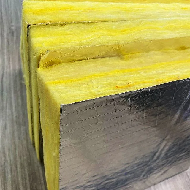 Стекловолоконная Изоляция желтого цвета из стекловолокна толщиной 25 мм