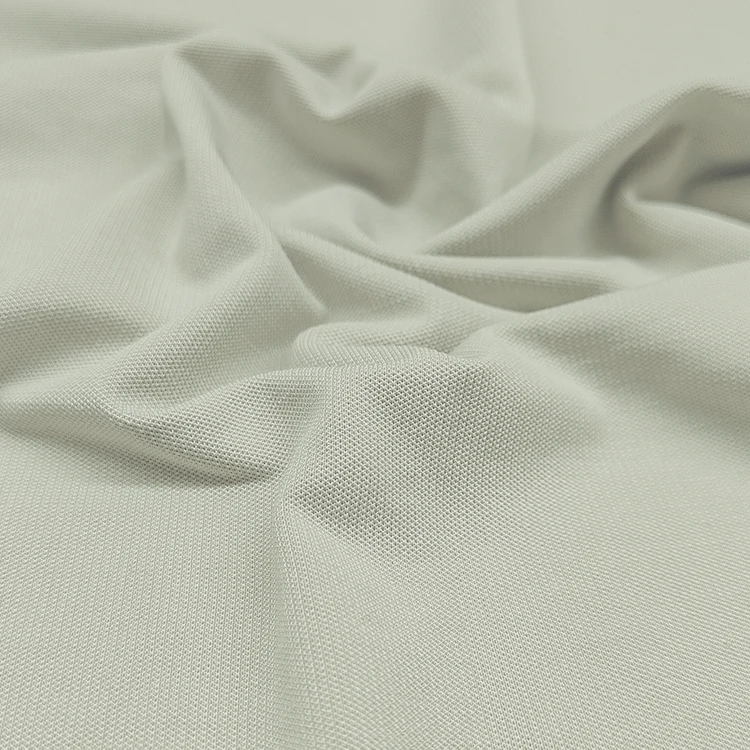 China Wholesale Knitted Pique Polo Fabric Tencil Material, Quick Dry Polyester Spandex Pique Fabric For Sale/