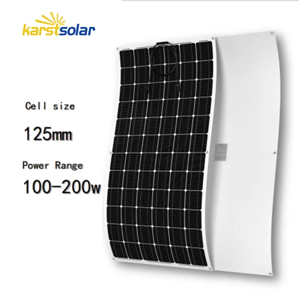 Buy Wholesale Cheap 180 260 200 100watts 350 310 Watt High-Pressure Solar Flexible Panels China Factory For Garage Travel