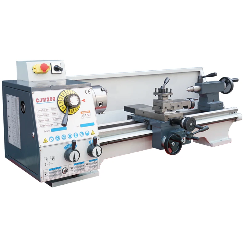 CJM250 High precision Mini Manual Metal Lathe Machine Price