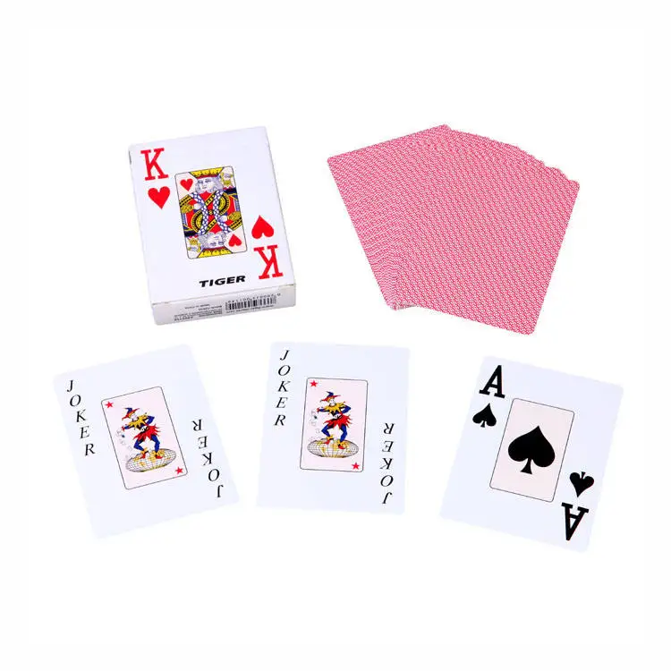 High Quality Custom Logo Printing Size Light  Waterproof Durable Folding Poker Playing PVC Game Paper Box Plastic Cards