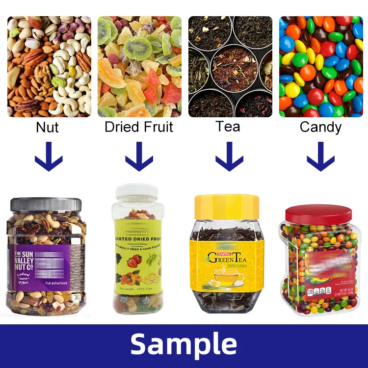 High speed fully automatic dog food specialized filling machines metal tin granule pet food filling machine