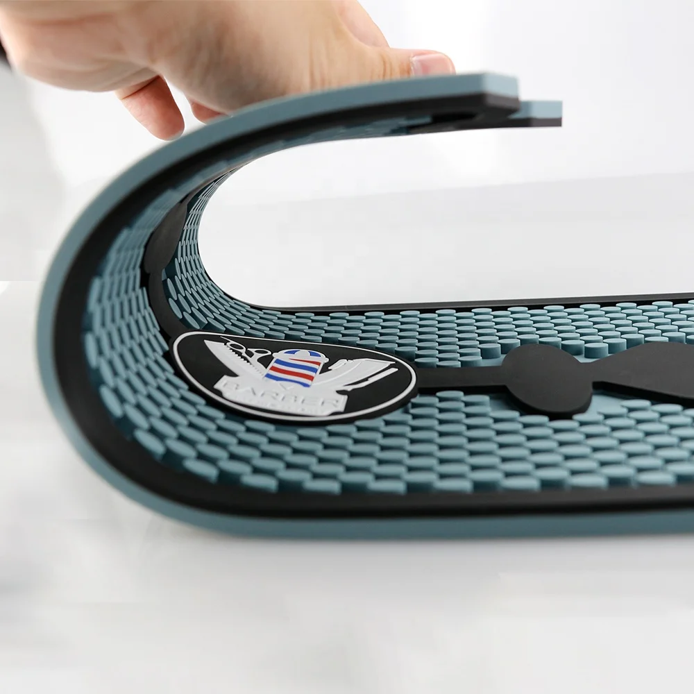 Профессиональная термостойкая подкладка для выпрямления волос инструменты для завивки волос Противоскользящий силиконовый коврик для парикмахера