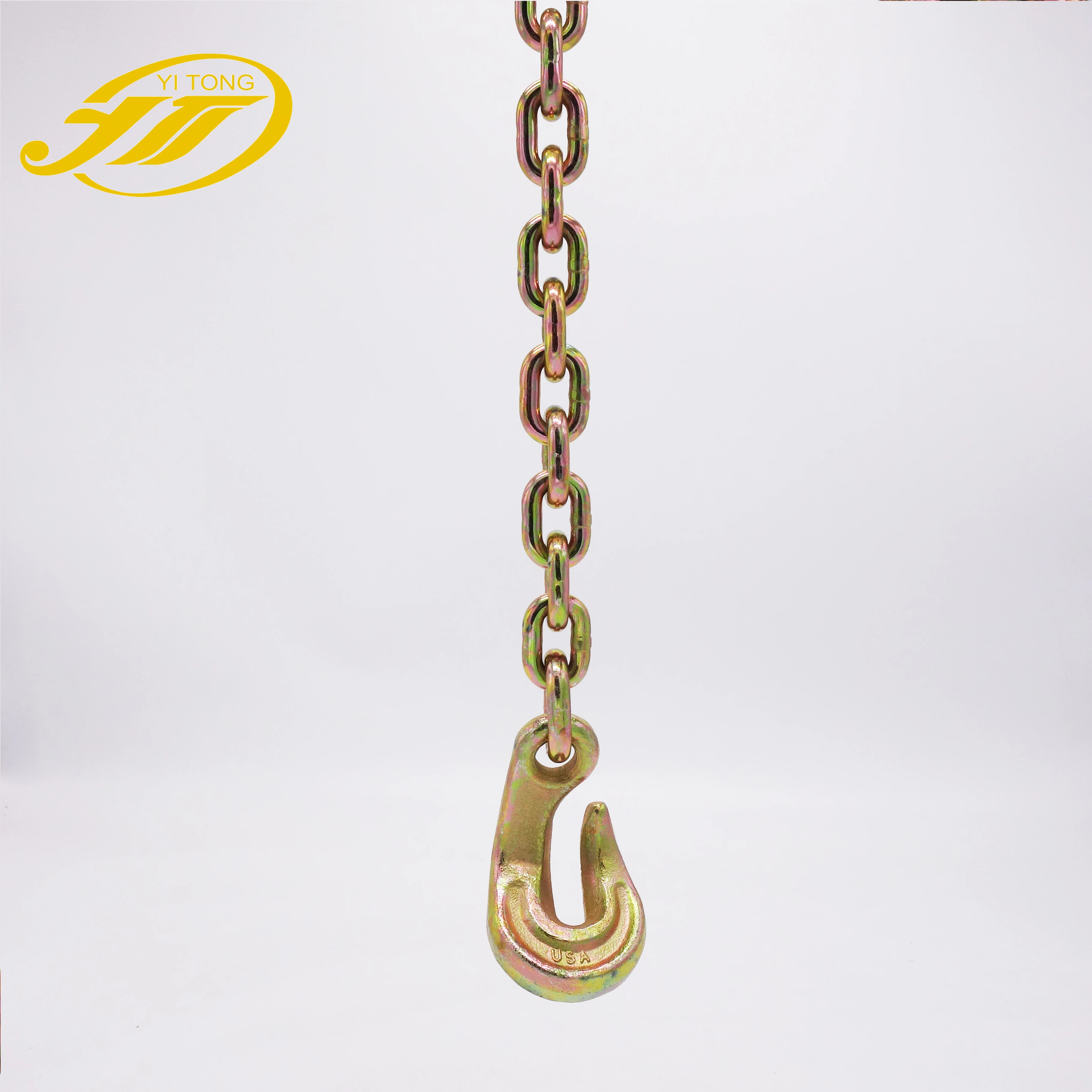 Скрепляющая цепь G80 с изогнутым крючком