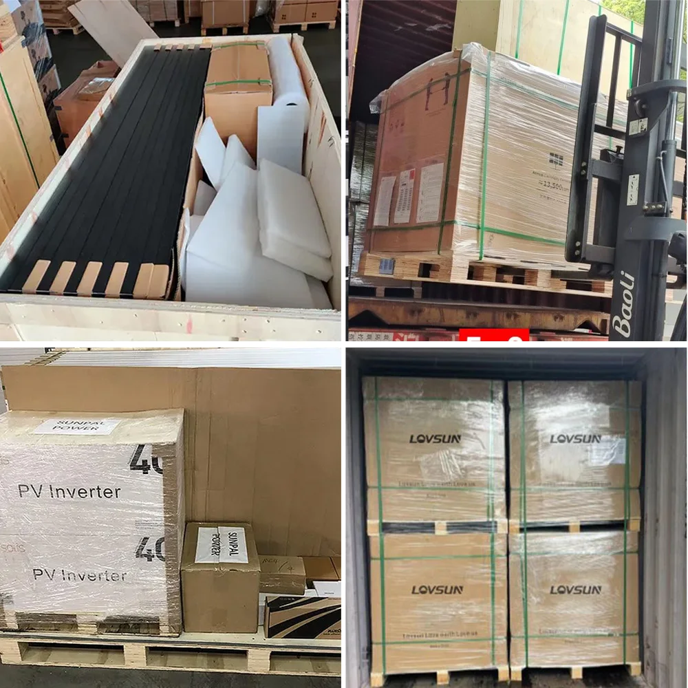 Good Quality Growatt max 80kw 100kw 150kw on Grid Solar System Growatt On Grid Inverter 500kw with JA Trina Solar Panel