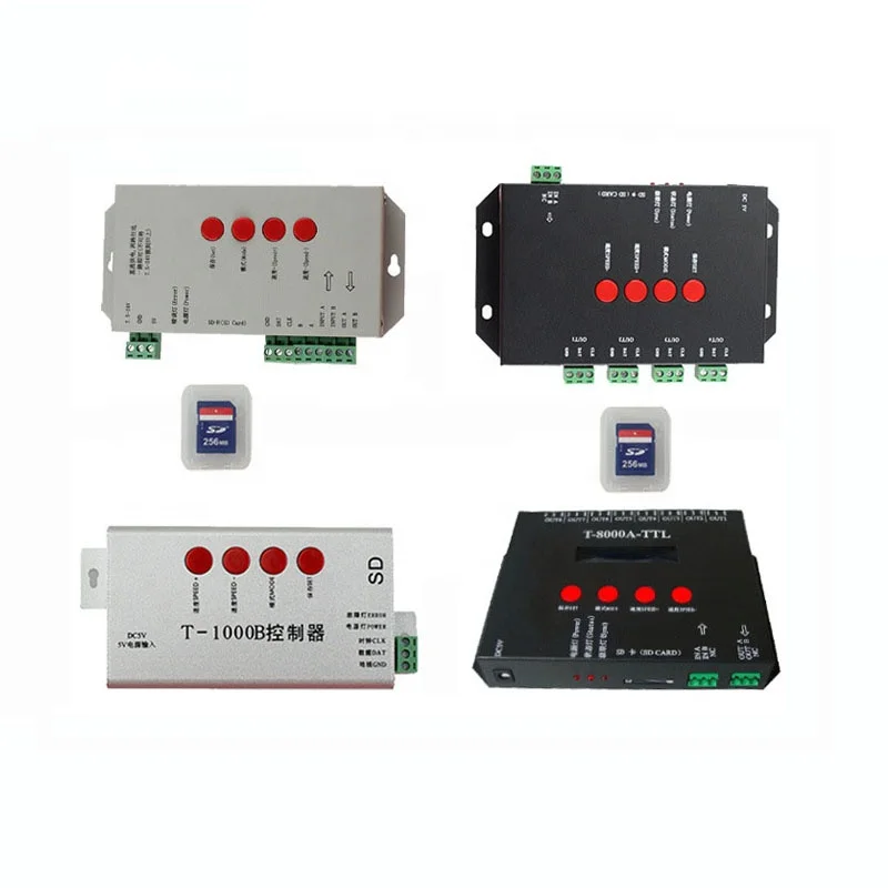 Wholesale DC5V-24V T1000/T8000 Pixel LED Controller SPI Signal Output Pixel Controller For UCS1903 WS2811 WS2812B WS2813