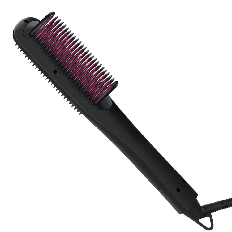 Portable Usb Iron Straightener Rechargeable Negative Ionic Cordless Mini Electric Hair Brush Hair Straightener Comb