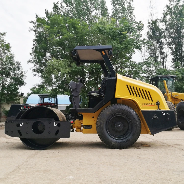 Дорожная машина 4Ton 35HP LTS204H Вибрационный барабанный Ролик в наличии для продажи
