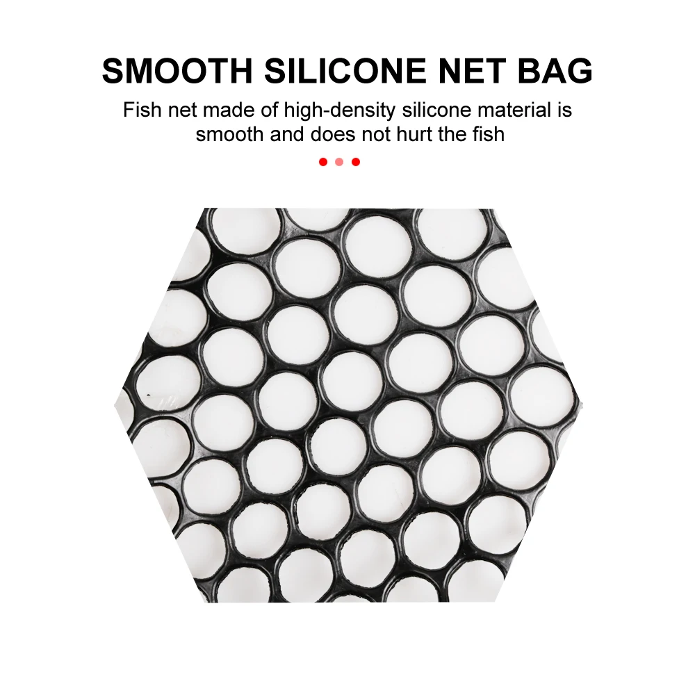 Wholesale Folding Aluminum Alloy Flying Fishing Tackle Nylon trolling casting fussing hand net Fishing Nets