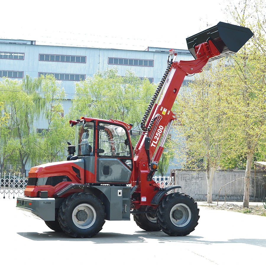 New Designed 2.5ton Front End Wheel Loader TL2500 With 16/70-24 Otr Tyres