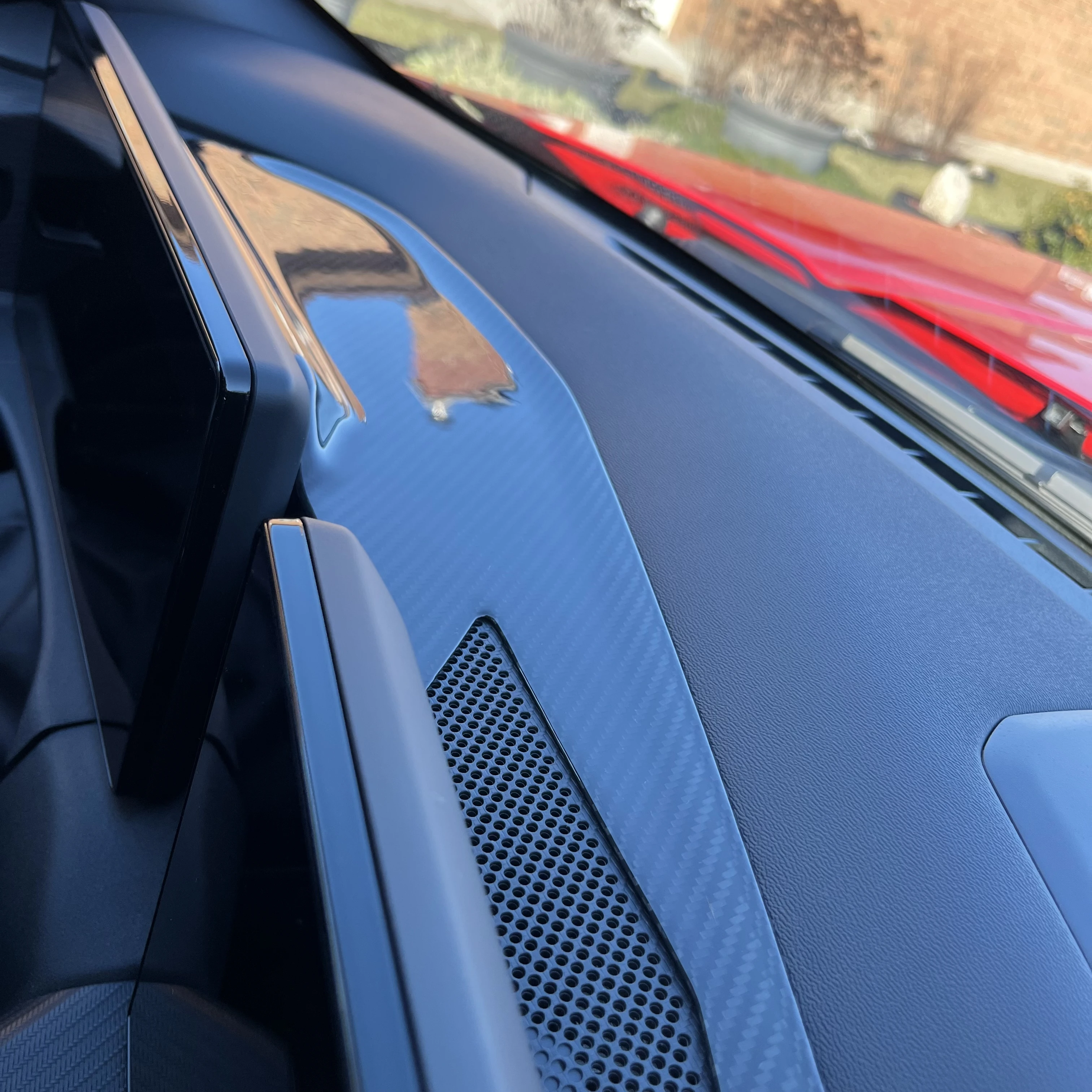 For Ford Mustang GT S650 2024 Car Mirror Cover Taillight Cover Engine Frame Key Case Exterior Interior Real Carbon Fiber