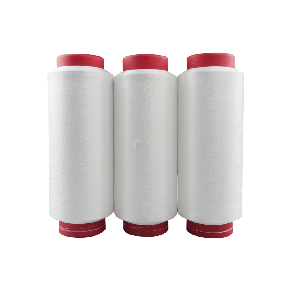 Recycled 50D/36F Spun Polyester DTY Yarn 100% Polyester GRS Certified for Knitting and Weaving