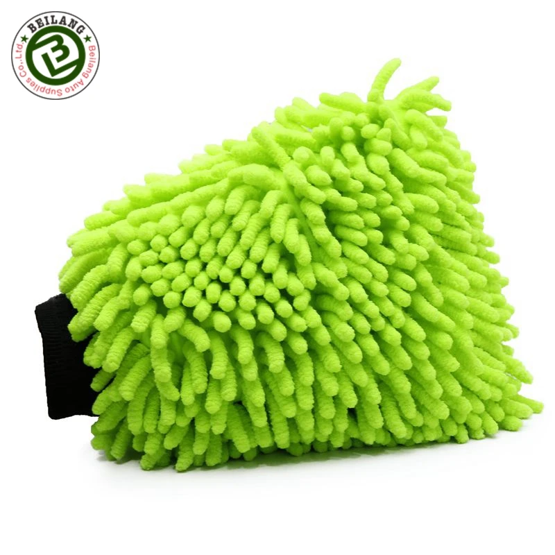 Scrtach-Free Microfiber Chenille Car Wash Mitt Auto Wash Chenille Glove