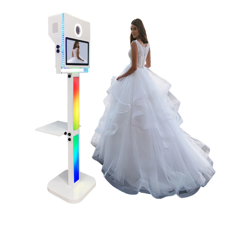 In Short Supply Dslr Photo Booth Selfie Machine Software Free With Camera Kiosk 15.6 Inches Photobooth For Retro Party