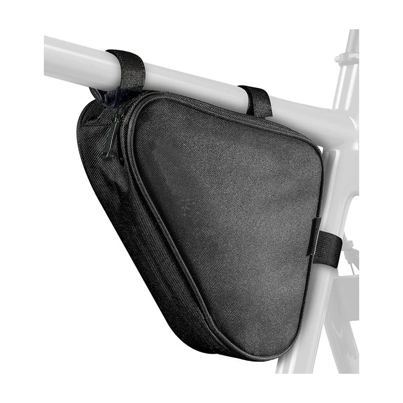 Customizable Sports Bicycle Storage Bag with Triangle Saddle Frame Pouch EVA Leather Canvas Nylon Neoprene Silk Travel Cycling