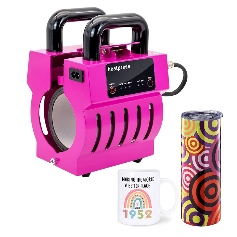 Wholesale Portable 11oz 15oz 20oz 11 15 20 oz DIY Sublimation Printing Skinny Cup Tumbler Mug Heat Press Machine