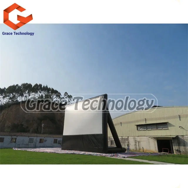 Giant inflatable Projector Movie Screen Outdoor , Inflatable Cinema Screen For Sale