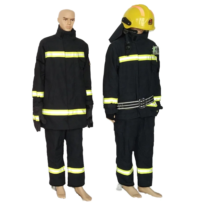 AntiFire Firefighter Equipment Fireman Kits Flame Retardant Firefighting Clothing NOMEX Bunker Turnout Gear EN 469 Uniform