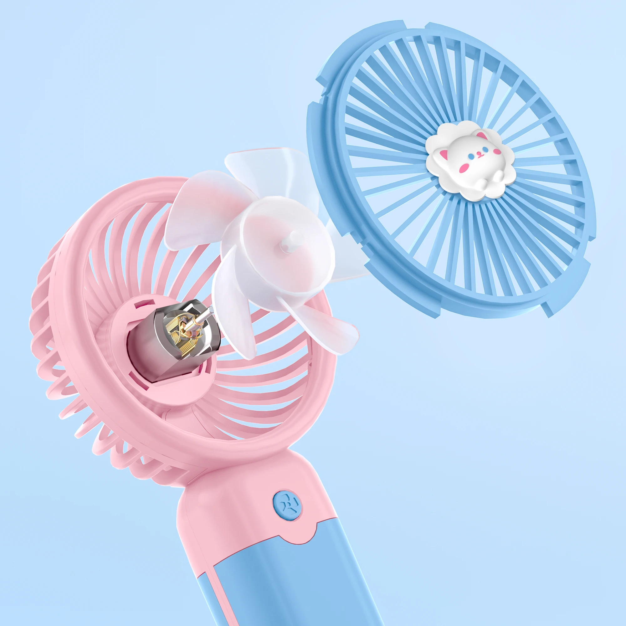 Ventiladores мини-Охлаждающие вентиляторы перезаряжаемый портативный карманный вентилятор мини с батареей