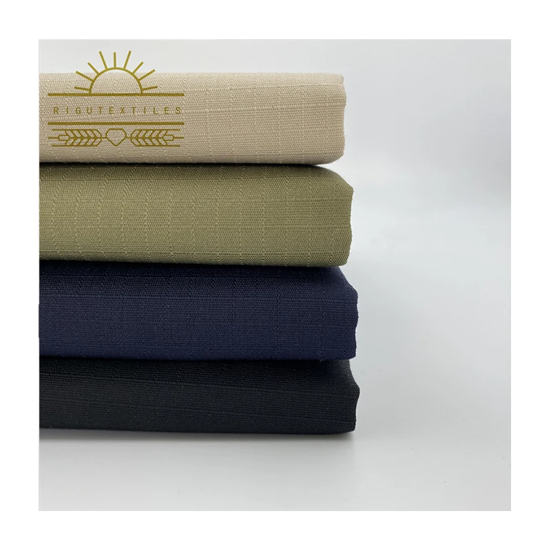 Rigu Textiles Cvc Tc Top Supplier Wholesale Custom Tc Twill Security Uniform Ripstop Drill Fabrics For Private Security Uniform
