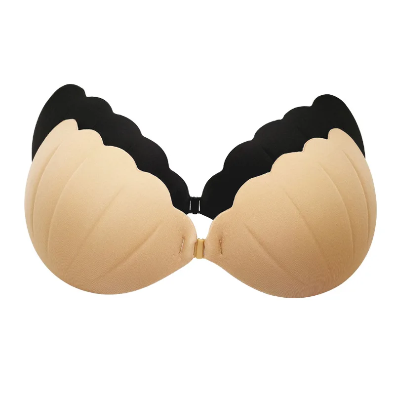 One Piece Silicone Push-up Strapless Self-adhesive Sticky Invisible Backless Bra