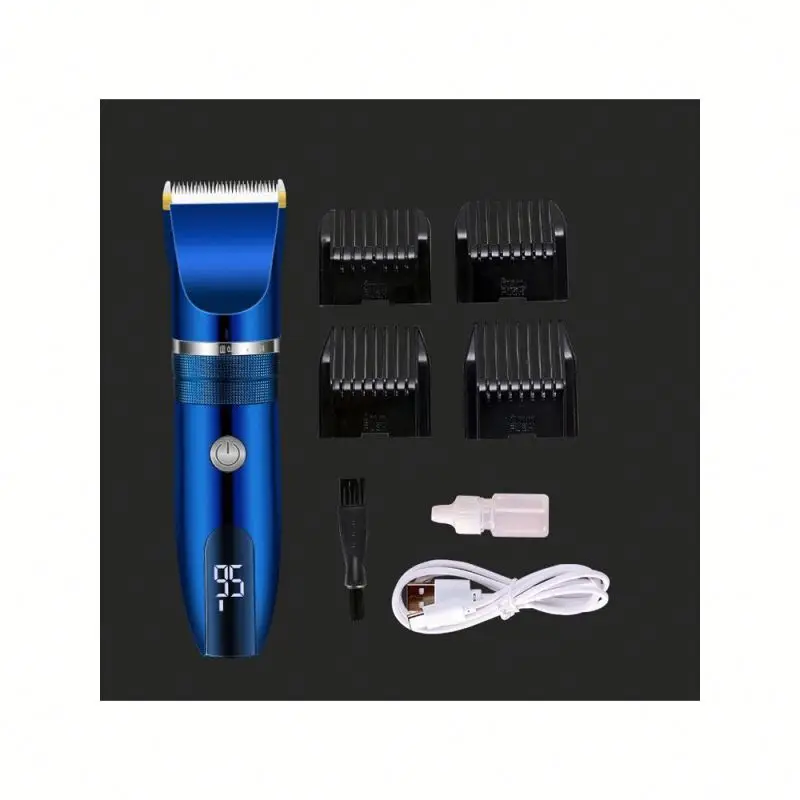 Barber All Metal Rechargeable Hair Trimmers Electric Hair Trimmer Professional Haircut Shaver Beard Trimmer Machine